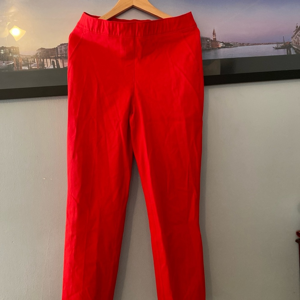 Vibrant Red Pants